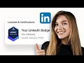 How to Create a LinkedIn Certification Badge!