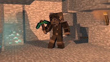 Maya Minecraft Speed Render - "Diamonds"