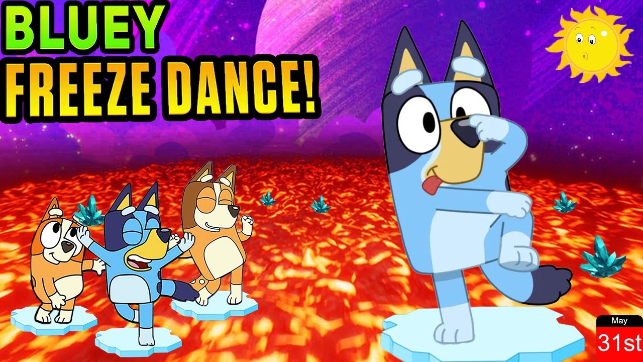 🔥The Floor is Lava🔥: Bluey - Just Dance Kids | Brain Break | Danny Go ...