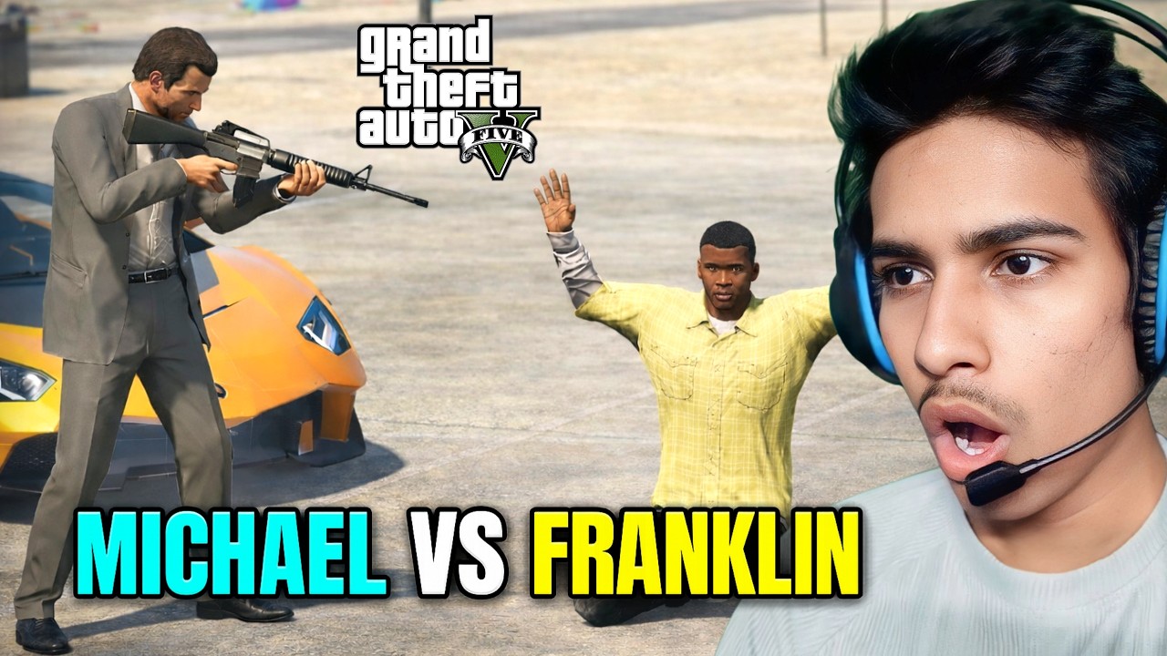 GTA 5 Michael vs Franklin Full Mission 🔥 | Emotional Gameplay Hindi ...