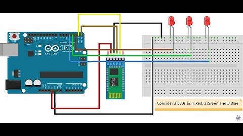 Arduino Bluetooth control Led | 3 led control | HC-05