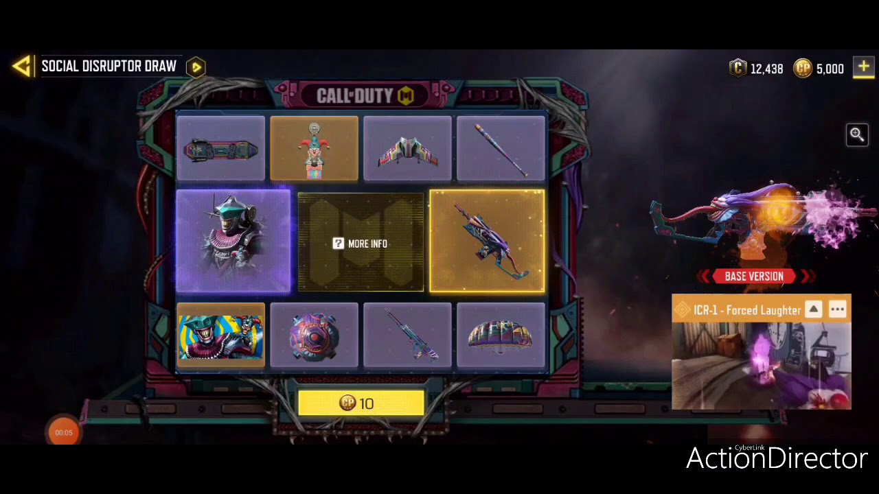 Social Disruptor draw Cod Mobile