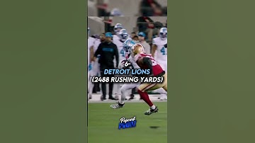 NFL teams with The most rushing yards in the 24-25 season| another WOLLAB with @Jboy_prodz2