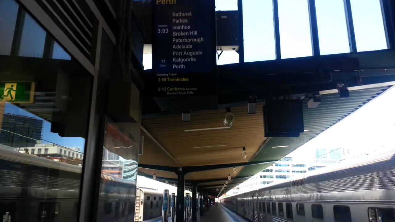 Transport for NSW Vlog No.413 Indian Pacific Indicator Board YouTube