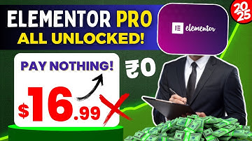 How To Get Elementor Pro FREE? (2025) WordPress Tutorial 2025 Hindi