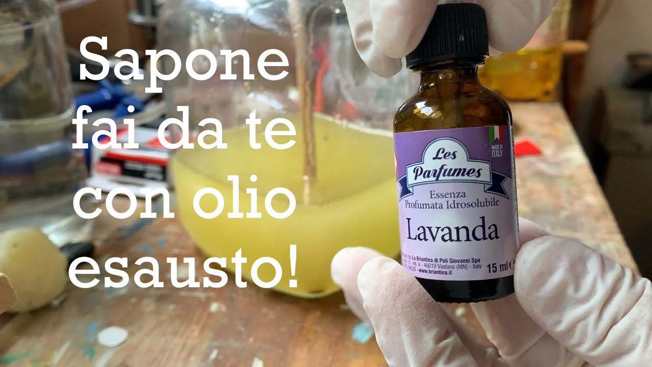 8 - Sapone fatto in casa con olio esausto e soda caustica (primo tentativo)