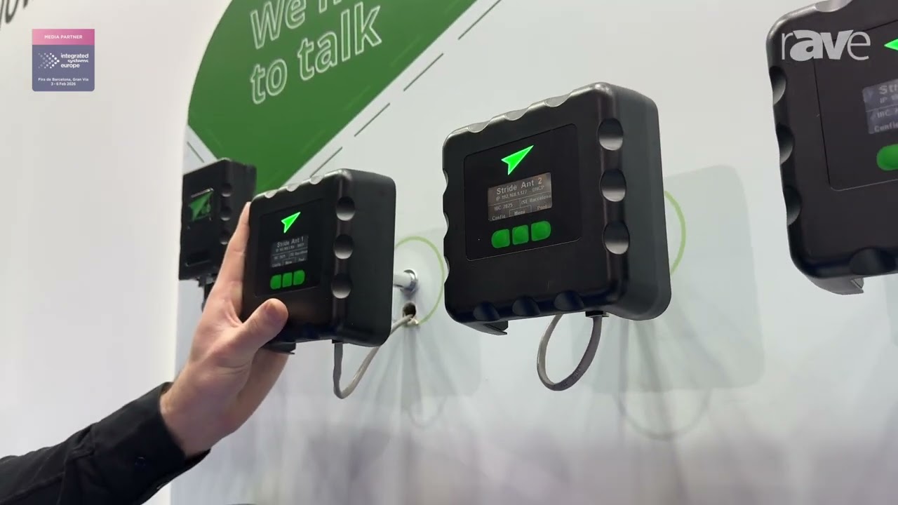ISE 2026: Green GO Digital Shows STRIDE Wireless Intercom Antenna
