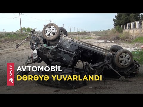 Sabirabadda avtomobilin yoldan çıxması sürücünün ölümünə səbəb oldu – APA TV