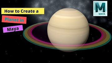 How to create a planet in maya- The solar system planet Saturn
