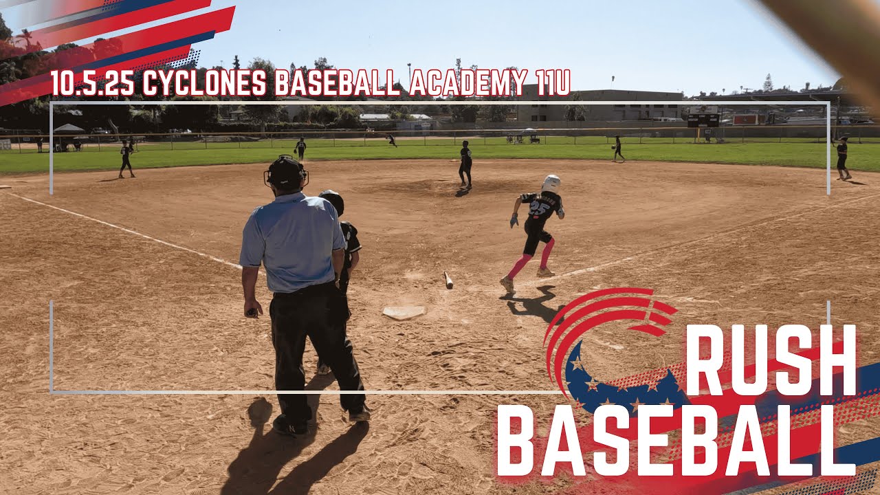 10-5-25 | Crush 11U vs Cyclones Baseball Academy 11U