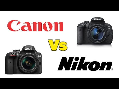 वीडियो: कौन सा बेहतर है: कैनन या निकोन