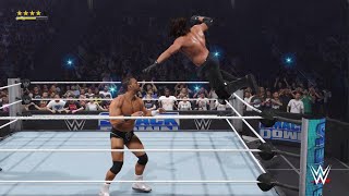 WWE 2K24 AJ Styles vs. LA Knight