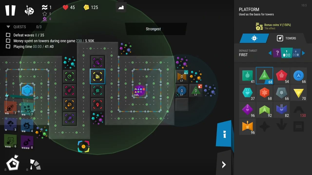 Infinitode 2 - Let's Play - level 5.4- 3 stars