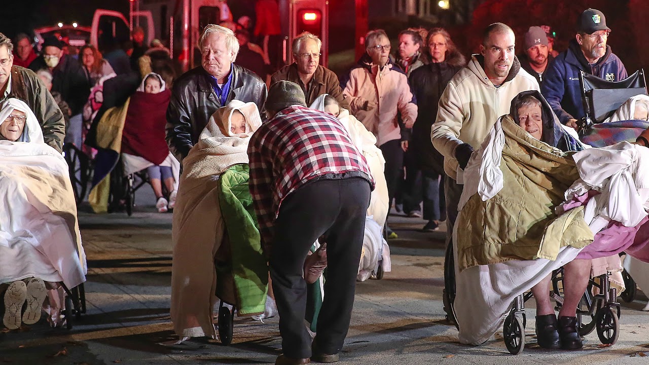 Fire at the Barclay Friends Senior Living facility in West Chester, Pa.