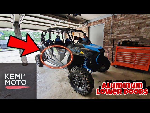 Kemimoto hooked us up with their aluminum lower doors| 2019