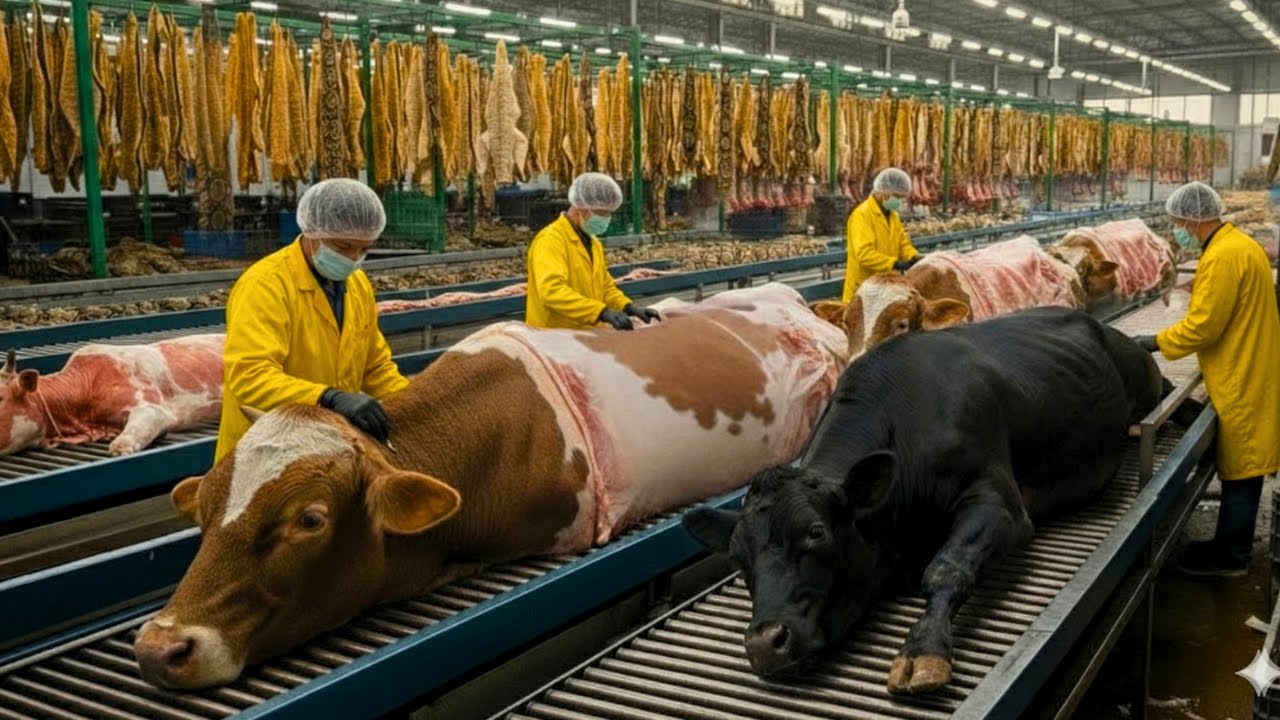 Inside the Cow-Leather Factory: How Cowhide Becomes $10,000 Luxury Jackets (Full Process)