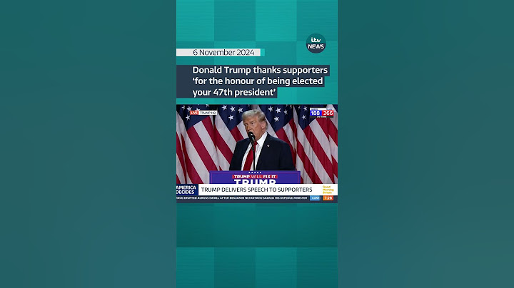 Donald Trump says he has 'a magnificent victory' in the US election #itvnews #trump2024 #brat