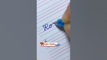 “Robert” Beautiful Name in Cursive Handwriting #cursivewriting #handwriting #calligraphy