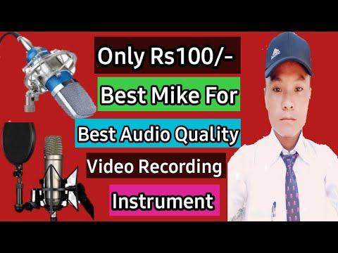 Best Mike Use For Video Record - Only Rs.100 - Use This Trick For best Audio Quality - 동영상