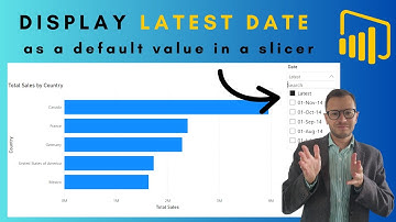 how to set DATE SLICER to LATEST date by default in Power BI with DAX
