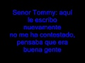 Querido tommy con letra Tommy Torres