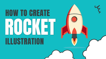 Easy way to design Rocket Illustration | Coreldraw tutorial