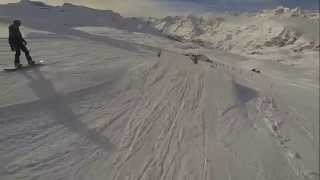 Good day in Cervinia - Snowboarding