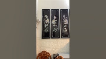 Tranh khảm trai Tùng cúc Trúc Mai