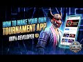 How to Make a Tournament App on Mobile | Full Tutorial | No PC, Using AI (Hindi)