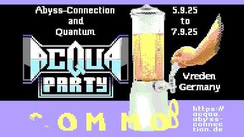 C64 Invitation: ACQUA 2025 invitation By Abyss Connection! ! 19 April 2025!