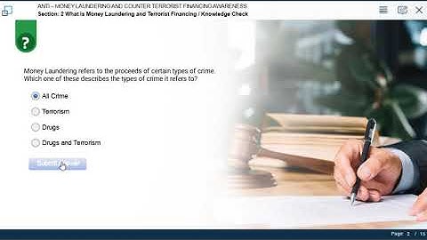 Anti-Money Laundering Course