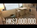 Hong Kong Apartment Tour 24sqm for $7,000,000 hkd