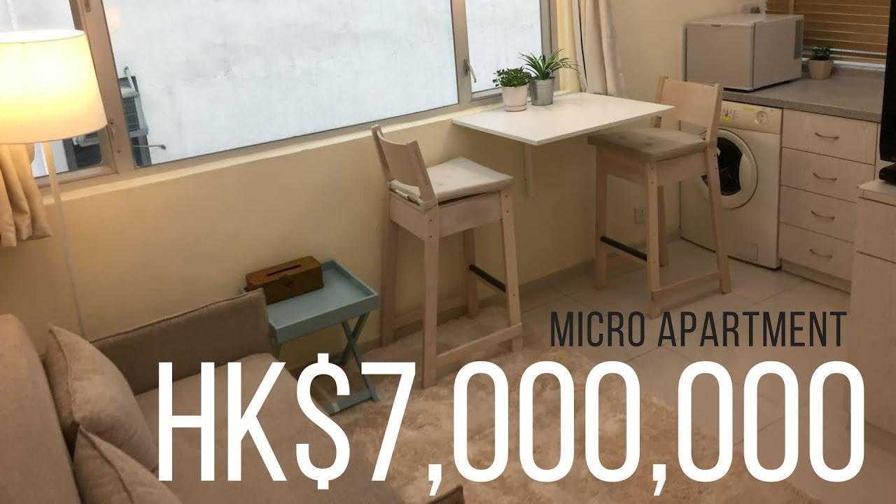 Hong Kong Apartment Tour 24sqm for 7,000,000 hkd YouTube
