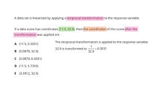 Data transformation Question 4 of 4