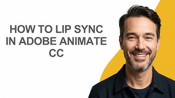 How to Lip Sync In Adobe Animate Cc - KevinHowTo