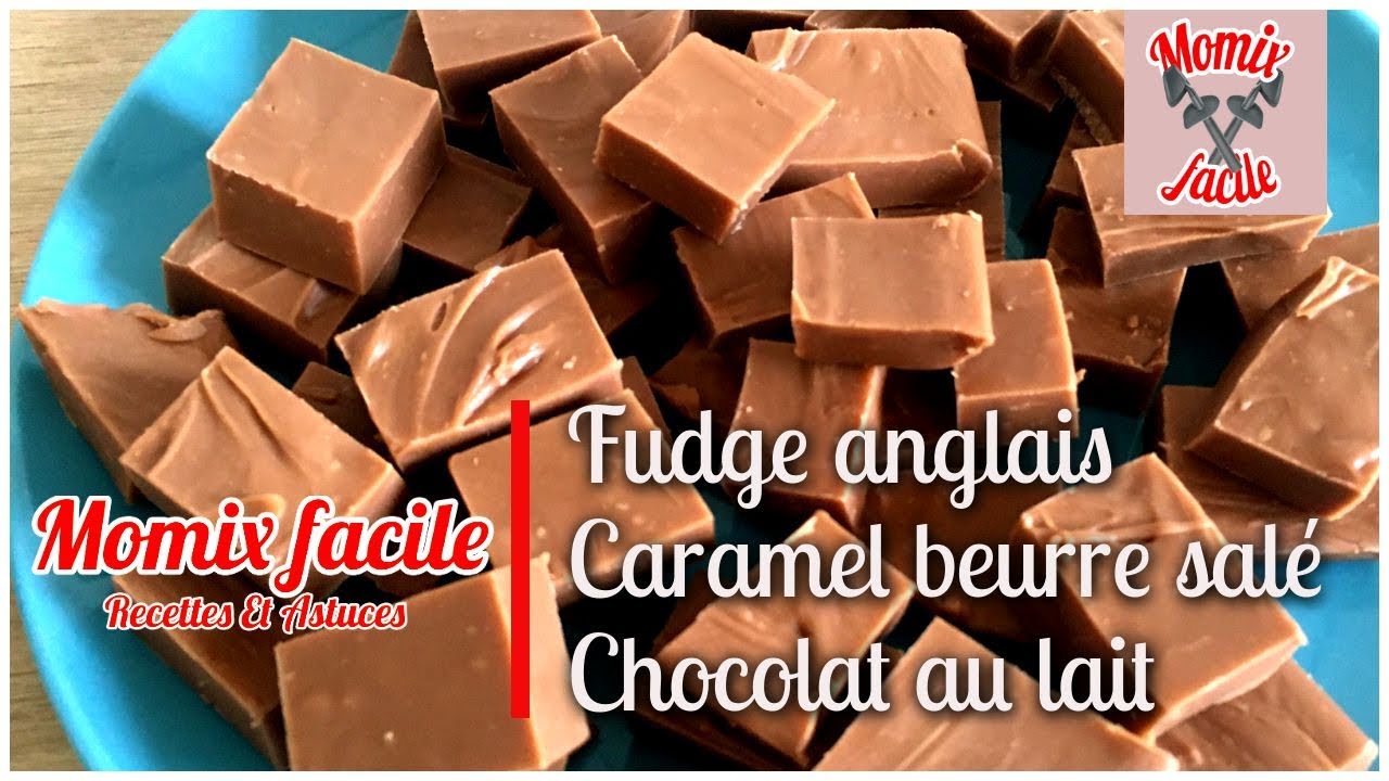 Fudge Anglais Caramel Beurre Sale Chocolat Au Lait Youtube