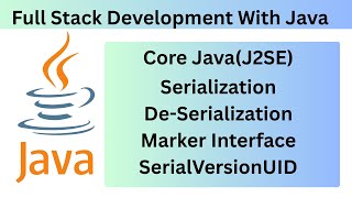 Serialization and De-Serialization | SerialVersionUID and transient keyword Java