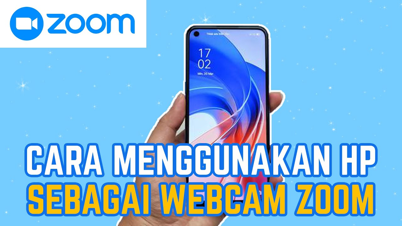 HP Android sebagai webcam Zoom dengan DroidCam