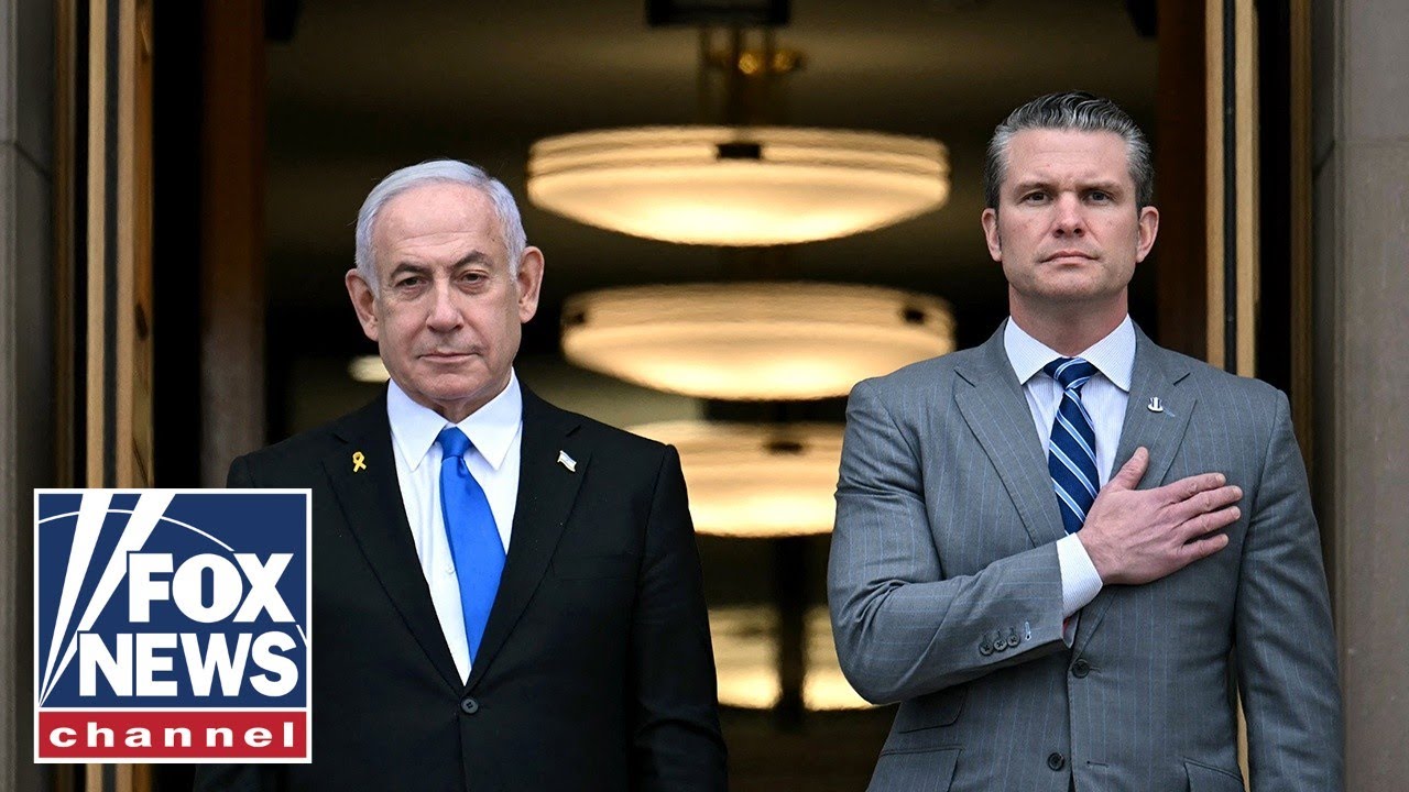 WATCH LIVE: Sec. Pete Hegseth welcomes Israel PM Benjamin Netanyahu