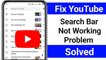 Fix YouTube Search Bar Not Working Problem 2025