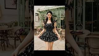 Daily Fit. She’s wearing H&amp;M Smocked-waist dress. #fitspo #fitcheck #OOTD #outfitideas #fashion