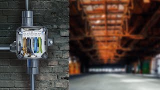 Cable junction boxes with PE inlay