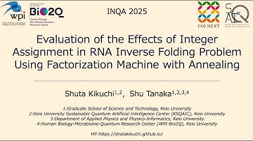 INQA Conference 2025:Shuta Kikuchi - Keio University