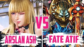🔥Arslan Ash (Lili) vs FATE Atif (Yoshimitsu)🔥 [WITH INPUTS] [Tekken 8 Pro Replays]