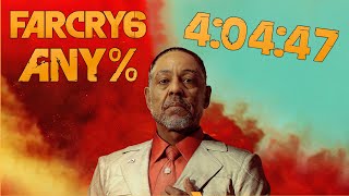 Far Cry 6 - Any% Full Story SPEEDRUN - 4:04:47 (WORLD RECORD)