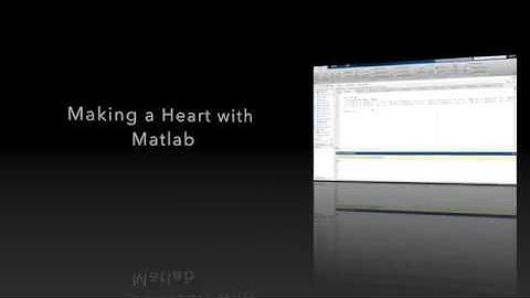 Making a Heart with Matlab