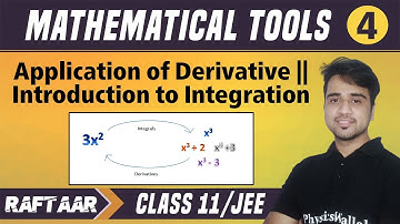 Mathematical Tools 04 || AOD || Introduction to Integration || Class 11/JEE || RAFTAAR