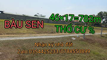 Bán Đất Bàu Sen Đức Lập Hạ.46×17=782m thổ %.Giá:5 tỷ850.Lh:0354435233/0788560899/Lê Tuấn bds