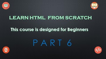 How to create list in HTML Part  6