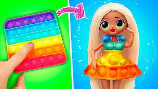 10 идей для ЛОЛ Сюрприз ОМГ из Pop It и Simple Dimple!